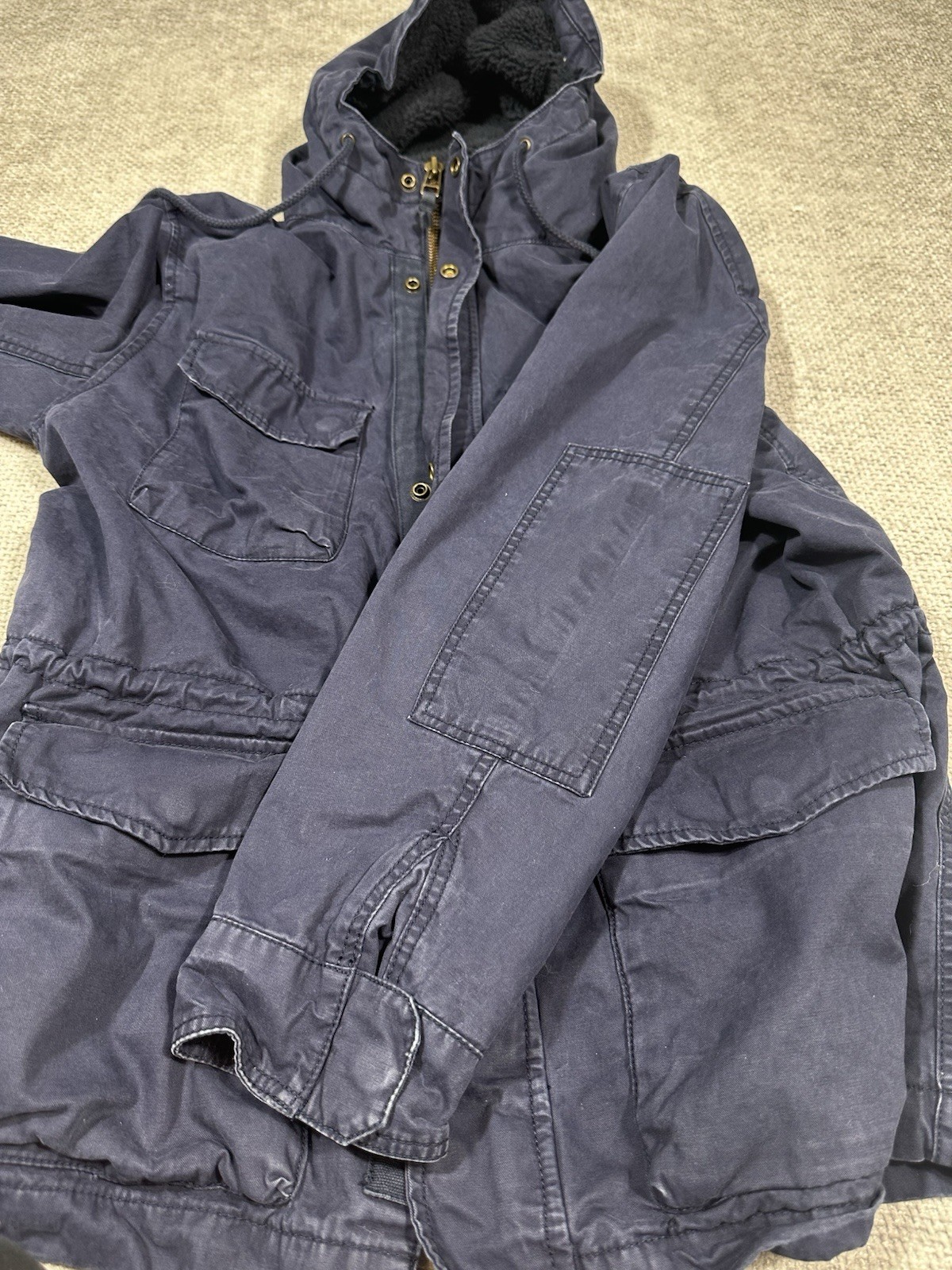 GAP Pendleton Jacket Mens Large Blue Fatigue Fiel… - image 14