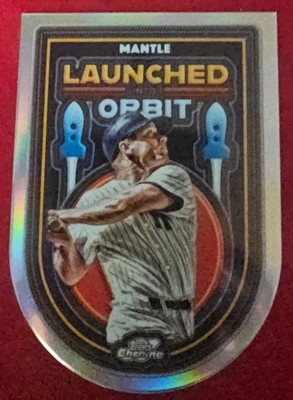 2025 Topps Cosmic Chrome Mickey Mantle Launched Into Orbit #LIO-18 