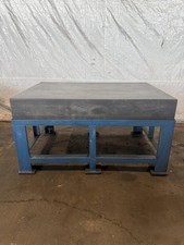 48" X 72" X 12" GRANITE SURFACE PLATE WITH STAND. STOCK 0223326