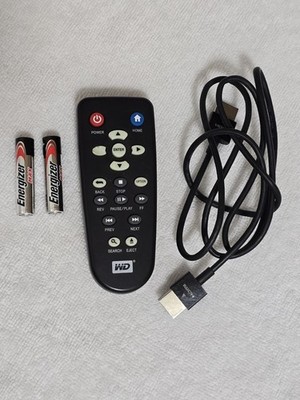 Genuine Western Digital WD TV Live Plus HD Media Player Remote Control OEM
