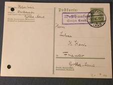 DR GA P199 1933 Gotha -Land  Westhausen
