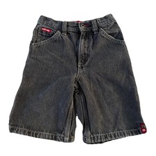 Vintage Ecko Unltd Shorts Youth 5 Black Denim Loose Fit Baggy Y2K 90s