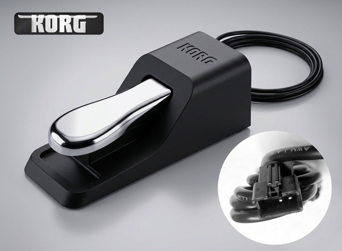 Original KORG B1 B2 XE20 Digital Piano Keyboard Foot Pedal Sustain