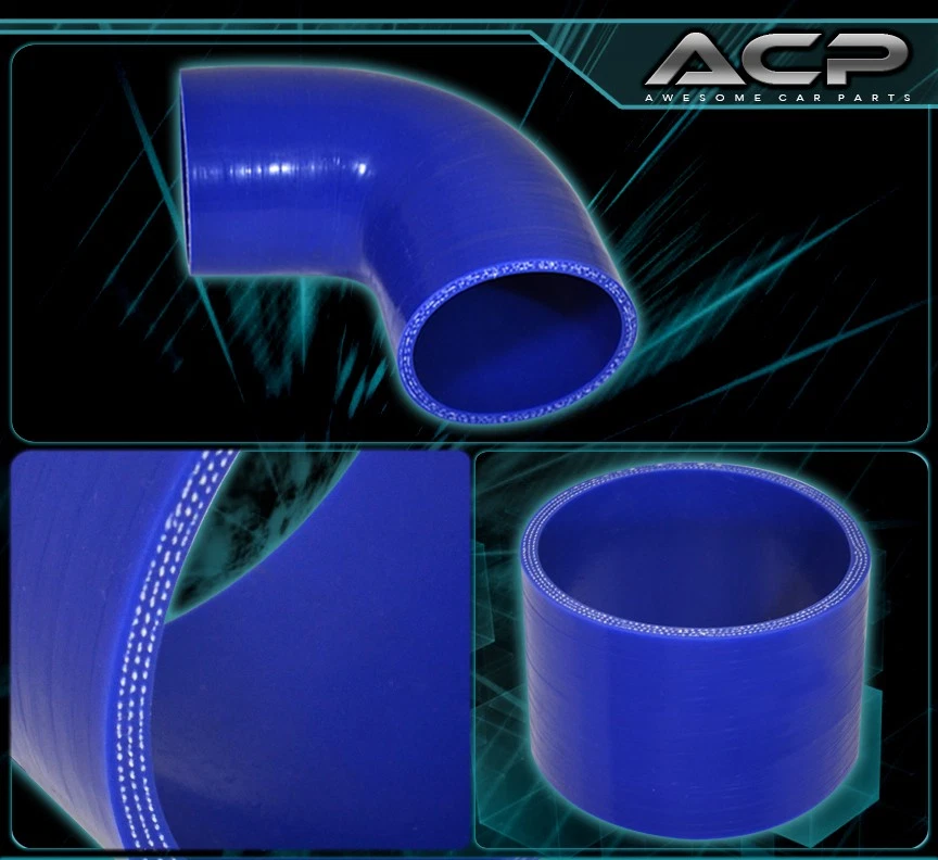 28"X7"X2.75" Front Mount Intercooler Set+ 2.5" T6061 Aluminum Pipe Piping Kit — 第 3/3 张图片