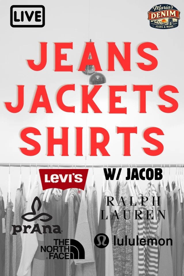 $5-$15 Starts! Jeans - Jackets - Shirts w/ Jacob