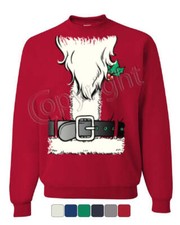 Santa's Jacket Sweatshirt Santa Claus Christmas Xmas Sweater