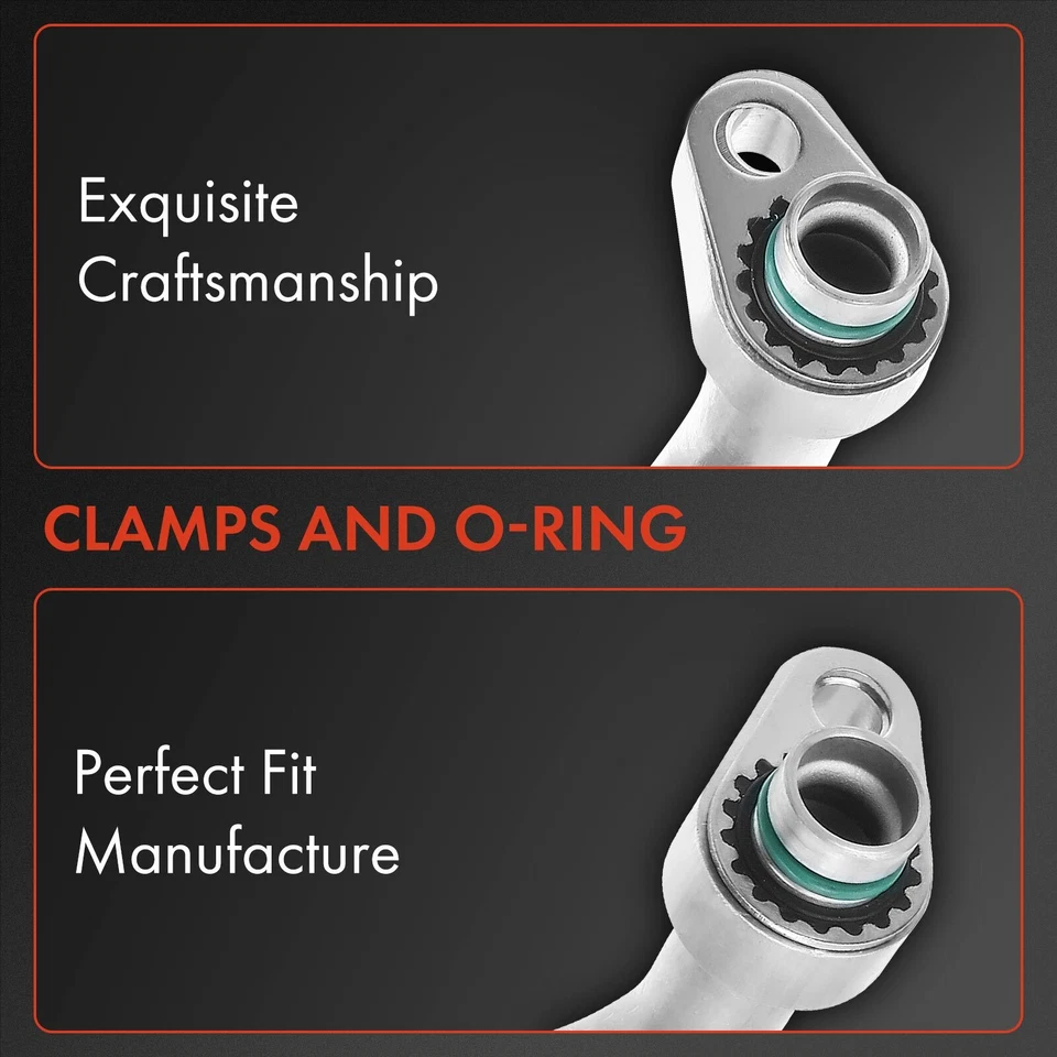 Manguera de línea de succión de aire acondicionado para Ford Taurus 2013-2016 3,5 L Lincoln MKT 2013-2019 3,7 L Foto 3 de 4