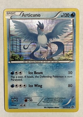 Pokémon TCG - Articuno Holo 2013 - BW Legendary Treasures 32/113