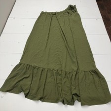 Shein Green One Shoulder T-Shirt Dress Women's Size Large NEW