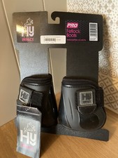 Bottes HY Impact Pro Fetlock noires petites neuves jamais utilisées BONNE AFFAIRE.