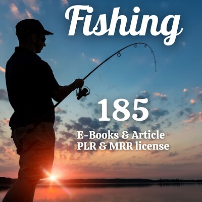 185 E-Books & Artikel zum Angeln in Englischer Sprache PLR u. MRR Lizenz