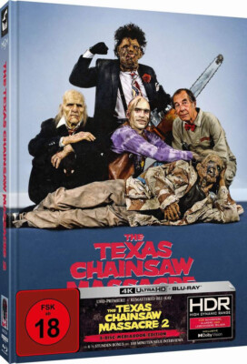 ''THE TEXAS CHAINSAW MASSACRE 2'' - Horror - ltd 4K UHD BLU RAY MEDIABOOK - 3 Disc