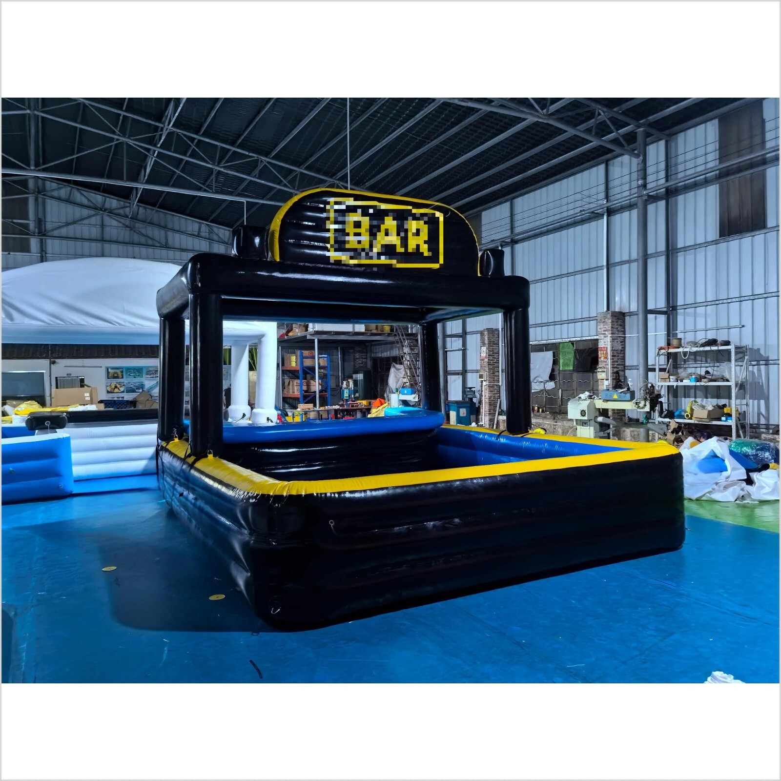 16x13ft Inflatable Pool Bar Inflatable Pub House Blow Up Pool Barfor Party PVC