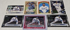(7) CARLOS SANTANA 2022 Topps Chrome w/ Pink Speckle #'d /350 GQ Heritage ROYALS