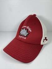 Under Armour Autumn Ridge Golf Club Hook Loop Baseball Cap Hat Member Breathable