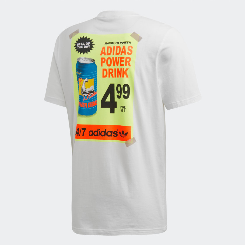 Bijwerken Baan opwinding adidas Bodega Pop Art Poster Power Drink Men T-Shirt ED7066 | eBay