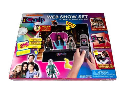 2010 Playmates iCarly Web Show Set with DVD - Rare Playset - Afbeelding 1 van 4