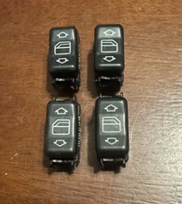 4 Four Mercedes W124 1990-95 Driver Passenger Front Rear Window Switches 300E TE
