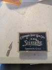 Vintage C Howard Hunt Pen Co Silverine Fountain Pen Nib Tip No X-513  Box Of 35