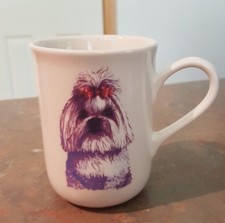 Maltese Dog Design Porcelain Coffee Mug - NEW - MUST L@@K! LAST ONE!