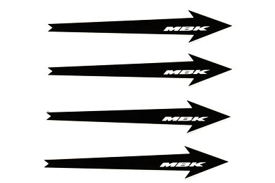 4 Stück Fahrrad DEKOR Satz Aufkleber Rahmen frame Decal Sticker MBK Pfeil