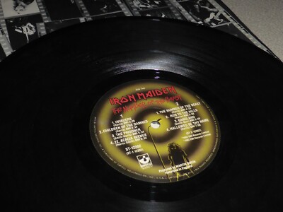 VINTAGE IRON MAIDEN THE NUMBER OF THE BEAST RECORD EMI RECORDS