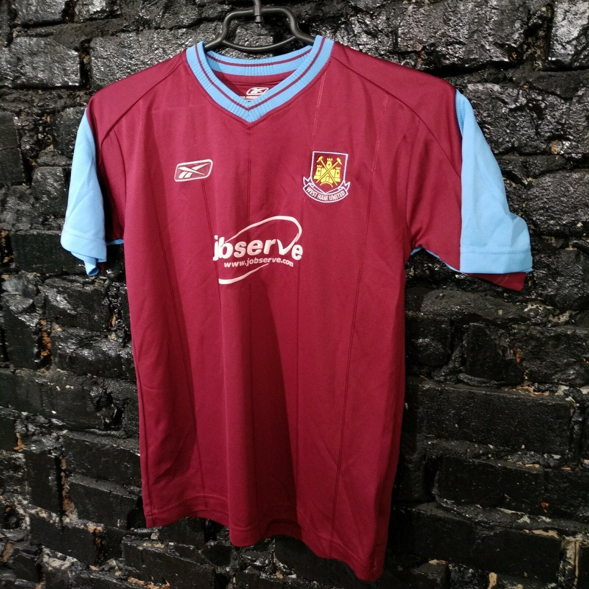 West Ham United Jersey Home football shirt 2003 - 2005 Reebok Size