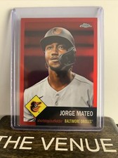 2022 Topps Chrome Platinum - RED Refractor #448 Jorge Mateo 4/5 Orioles