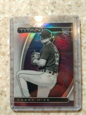 2021 CASEY MIZE PANINI CHRONICLES TITAN RC Silver PRIZM #9 DETROIT TIGERS Holo