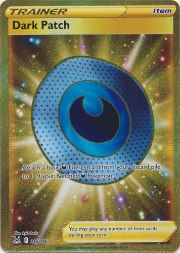 Dark Patch 216/196 Secret Rare Lost Origin Pokemon TCG