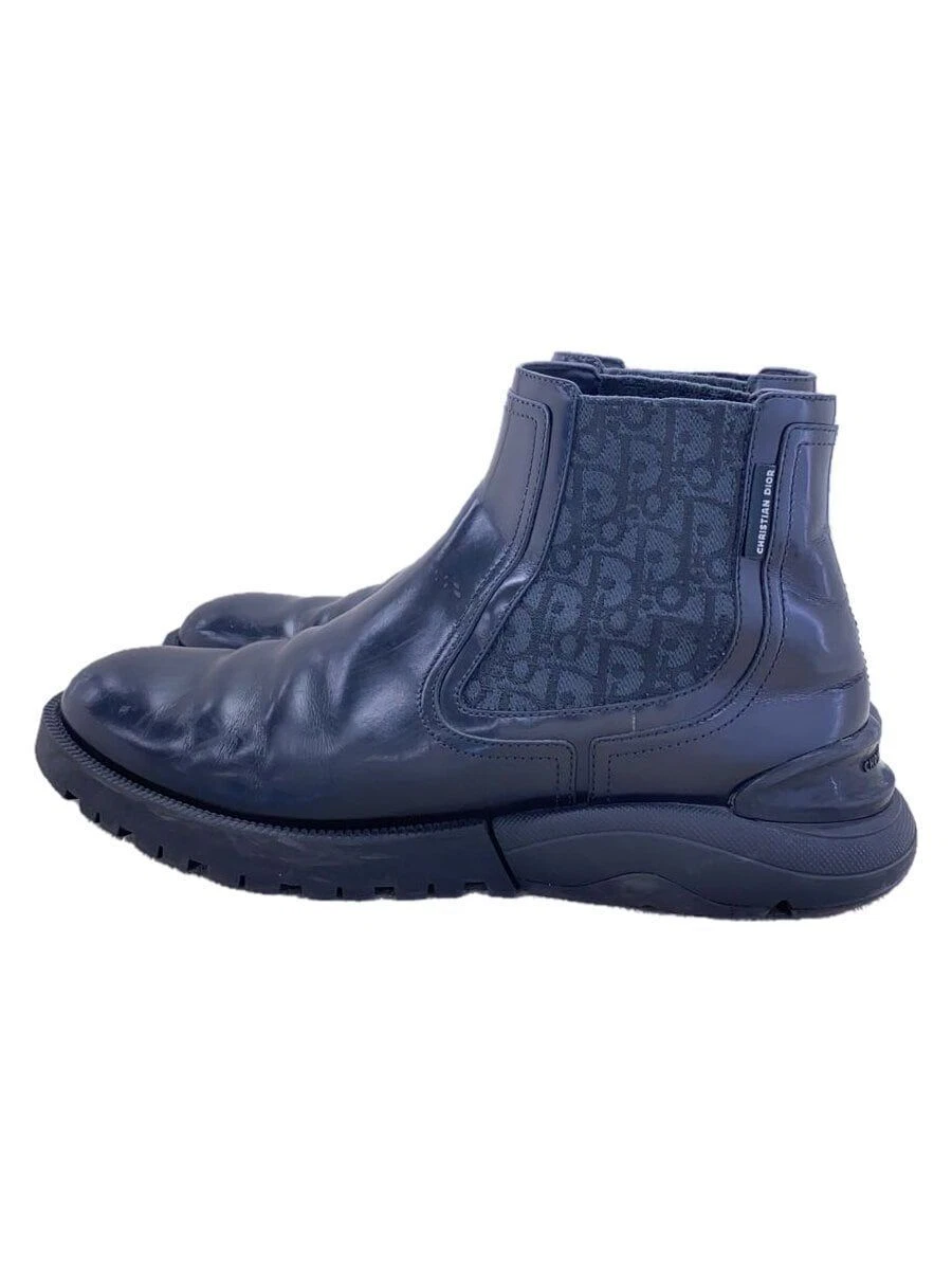 Christian Dior Side Gore Boot Trotter 42 cuir noir occasion