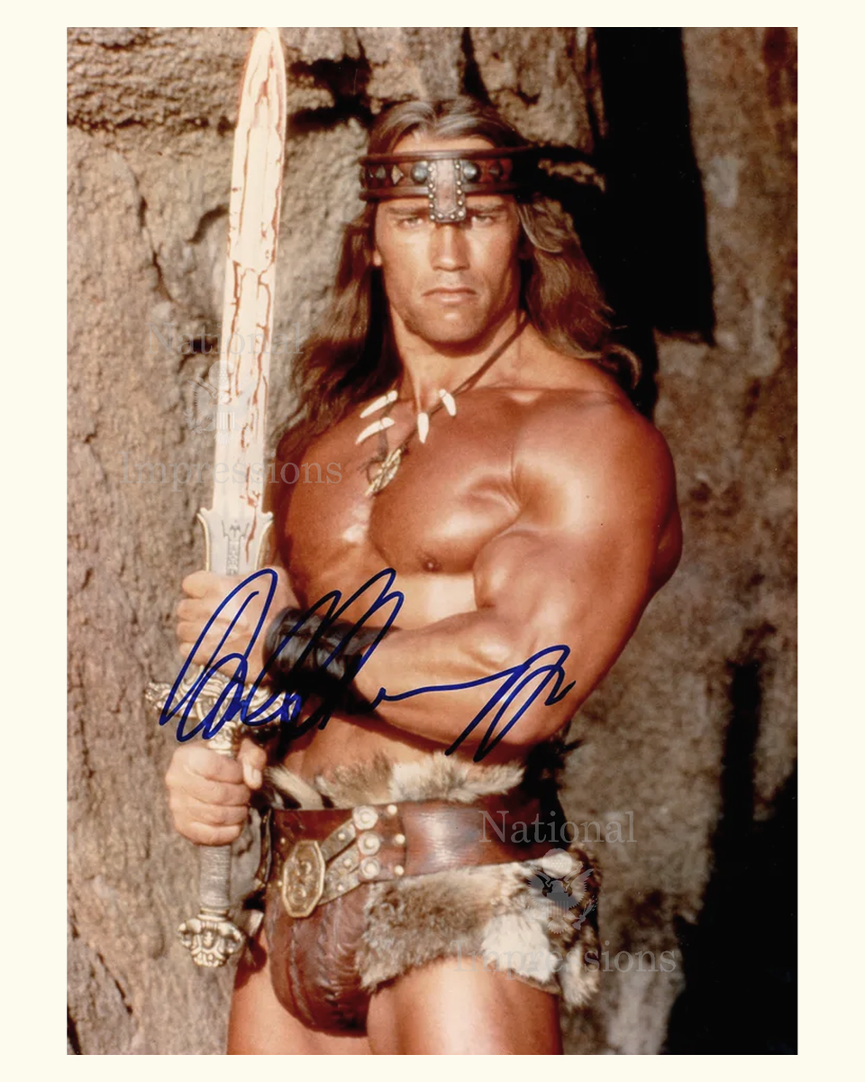 Arnold Schwarzenegger Conan the Barbarian SIGNED 8x10 Buy 1 Get 1