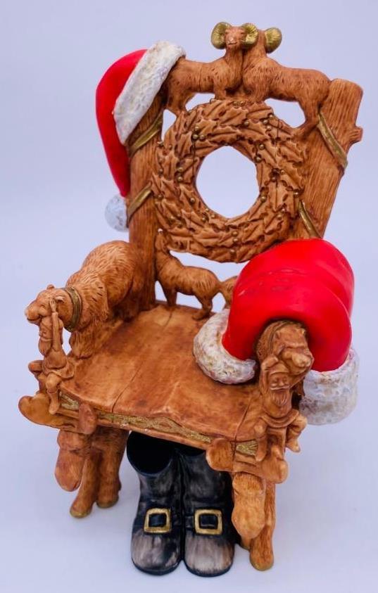 2000 Santa's Chair Hallmark Ornament