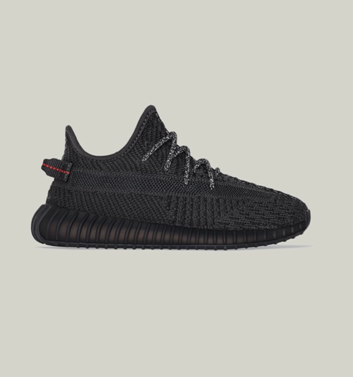 Adidas Yeezy Boost 350 V2 Black Kids (Non-Reflective) FU9013 Size