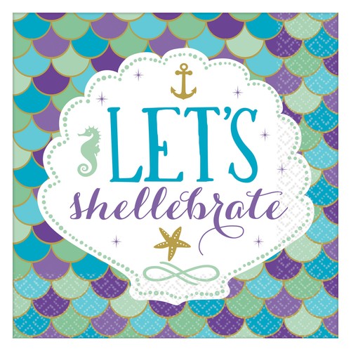 Mermaid Kids Birthday Party Decorations Balloons & Tableware - Picture 5 of 10