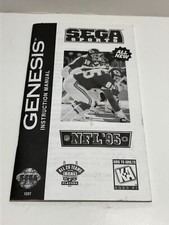 NFL 95 Instruction Manual ONLY Sega Genesis Original Booklet