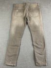 Vintage Free People Distressed Gray Low-Rise Straight Leg Jeans Waist 32 EXC — photo 2