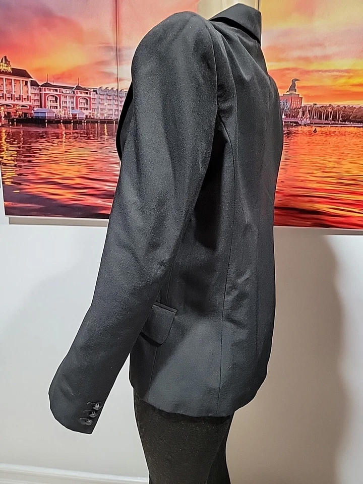 Blazer negro de novio Literature Noir talla 1 para mujer pequeño #6 Foto 3 de 4
