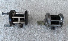 Vintage Fishing Casting Reels Bronson Lashless Model 1700 + Unknown Made in USA