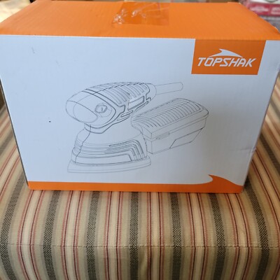 TOPSHAK 350W Motor Electric Random Orbital Sander 6 Variable Speeds Dust Collect