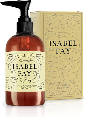 isabel fay natural water based lubricant Isabel Fay Natural Water-Based Personal Lubricant: Glycerin & Paraben Free  Formula for Sensitive Skin