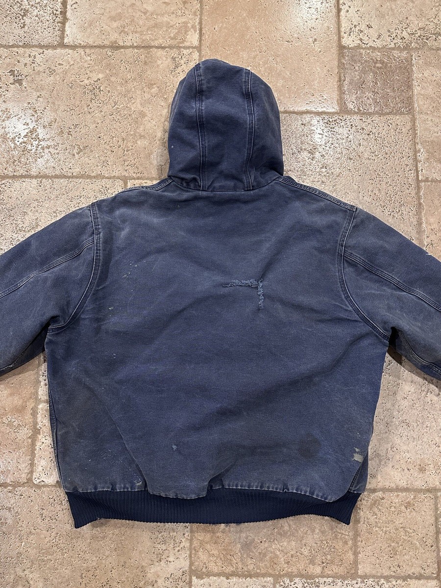 Carhartt 【Used】Vintage Work Jacket sold Vintage Carhartt WJ097 Detroit Work Jacket – Dark Teal