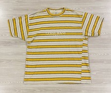 Vintage 90  s Guess Striped T-Shirt Made In USA Marciano Men  s Size Medium