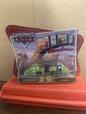 Disney Cars MINI Adventures Doc Hudson & Sheriff Sarge's Boot Camp | eBay