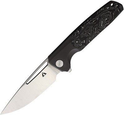 CMB Made Knives Darma Linerlock Alum CF Folding Knife