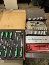 Snap On Socket Set Bundle Mac tools Screwdrivers Extensions 3/8 1/2 Philips Flat