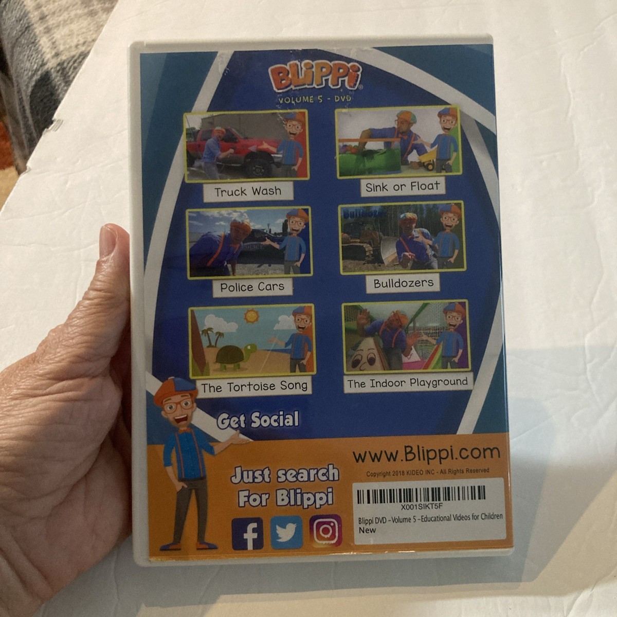 Blippi - Volume 5 (DVD, Official KIDEO) Truck Police Car Bulldozer
