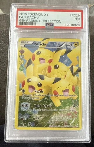 Pikachu RC29/RC32 - PSA 7 NM - Generations Radiant Collection Holo Pokemon Card