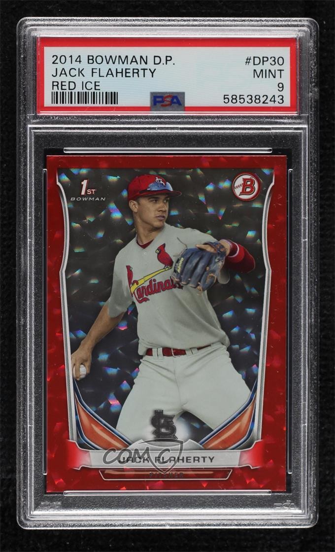2014 Bowman BOWMAN DRAFT PICKS Red #DP30 Jack Flaherty front