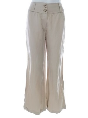 PHILOSOPHY BLUES ORIGINAL Damen Anzughosen Gr. 36 Beige Leinen
